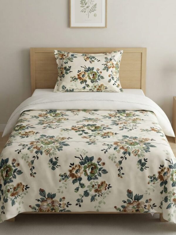 Single Bedsheet with  One Pillow